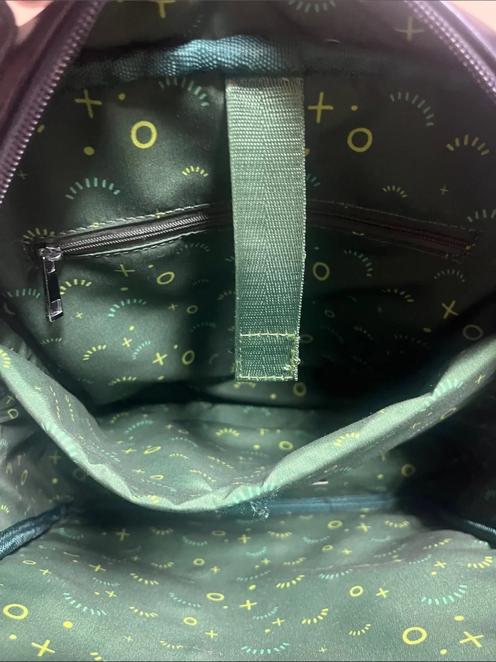 Vinyl leather Tree Frog Pin Backpack new condition